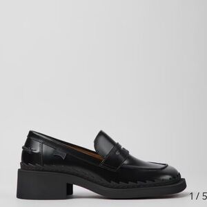 Camper Taylor Black Leather Loafer EU 38/US 7.5